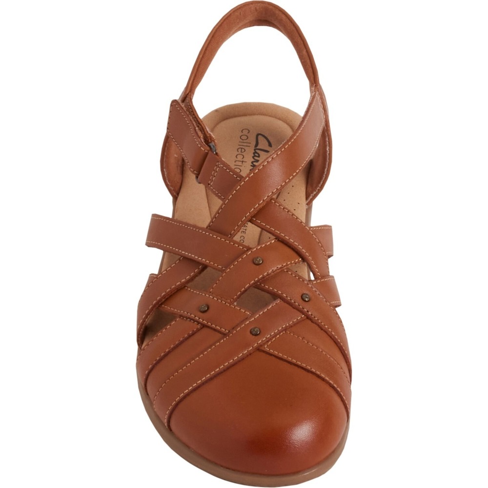 Clarks Women's Elizabelle Sea Fisherman Sandal Leather Comfort Summer‎ Shoe 7.5M - Picture 4 of 6